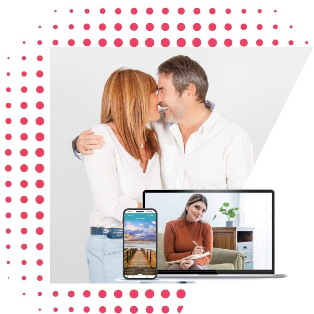 Happy Couples who have taken on rehab at home and they are successful and sober